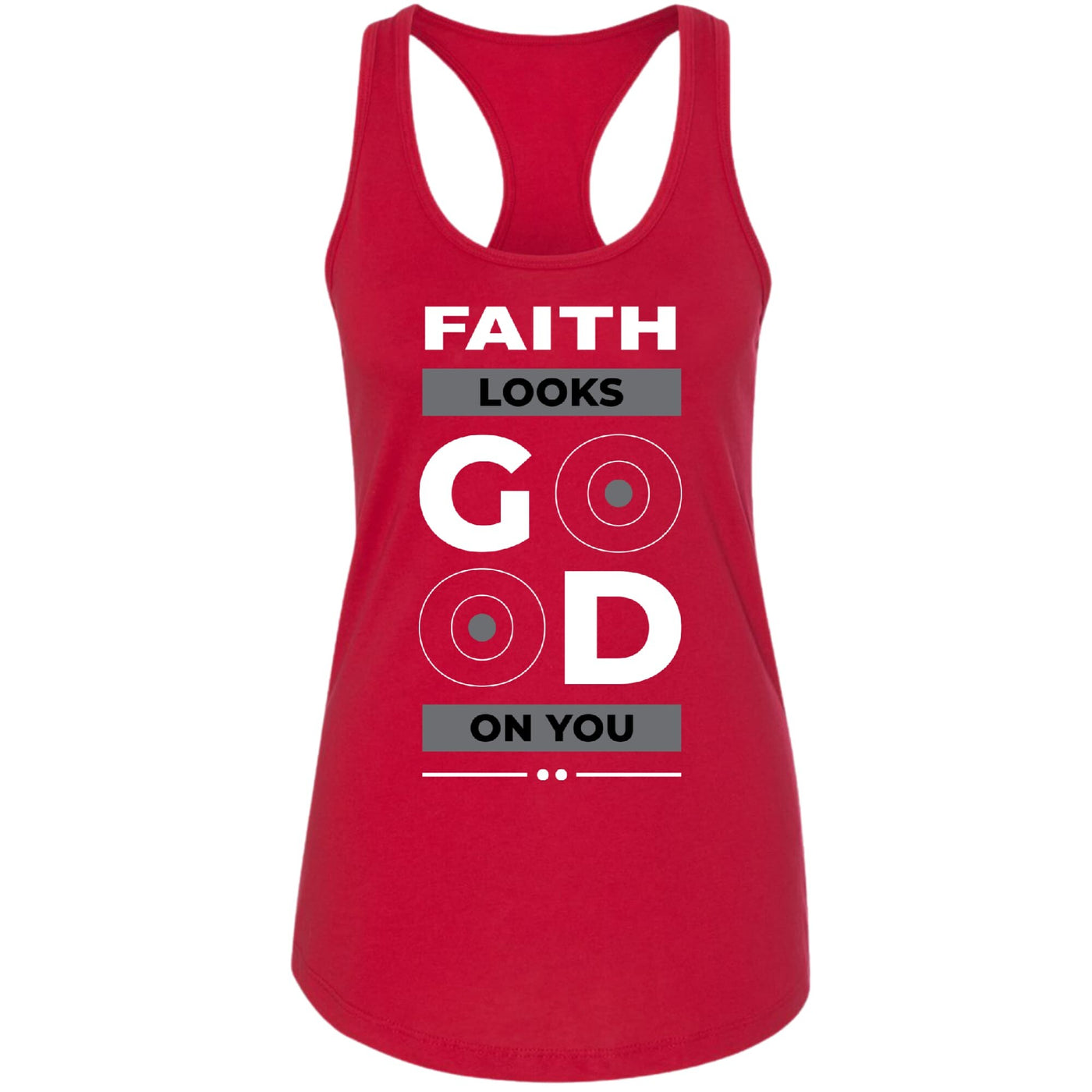 Womens Tank Top Fitness Shirt Faith Looks Good On You - Womens | Tank Tops