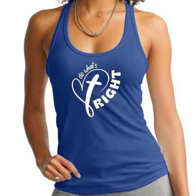 Womens Tank Top Fitness Shirt Say It Soul - Do What’s Right - Womens | Tank Tops