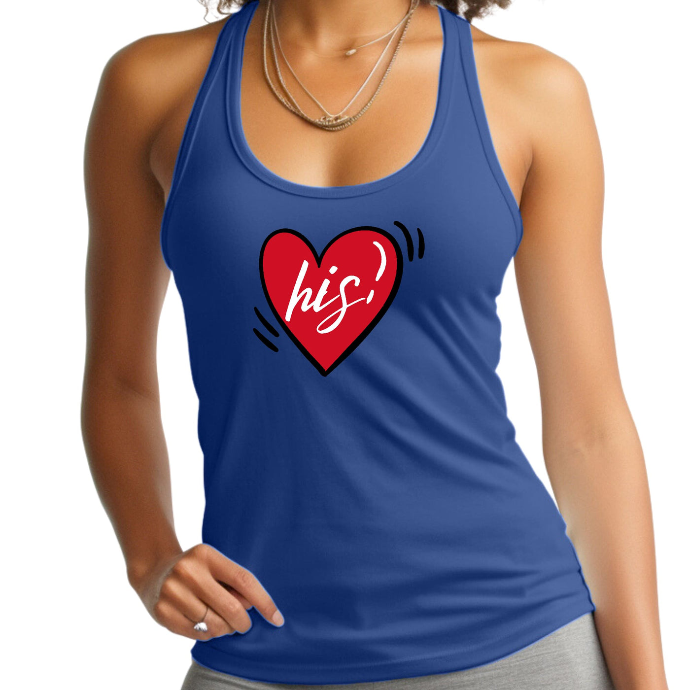 Womens Tank Top Fitness Shirt Say It Soul His Heart Couples - Womens | Tank Tops