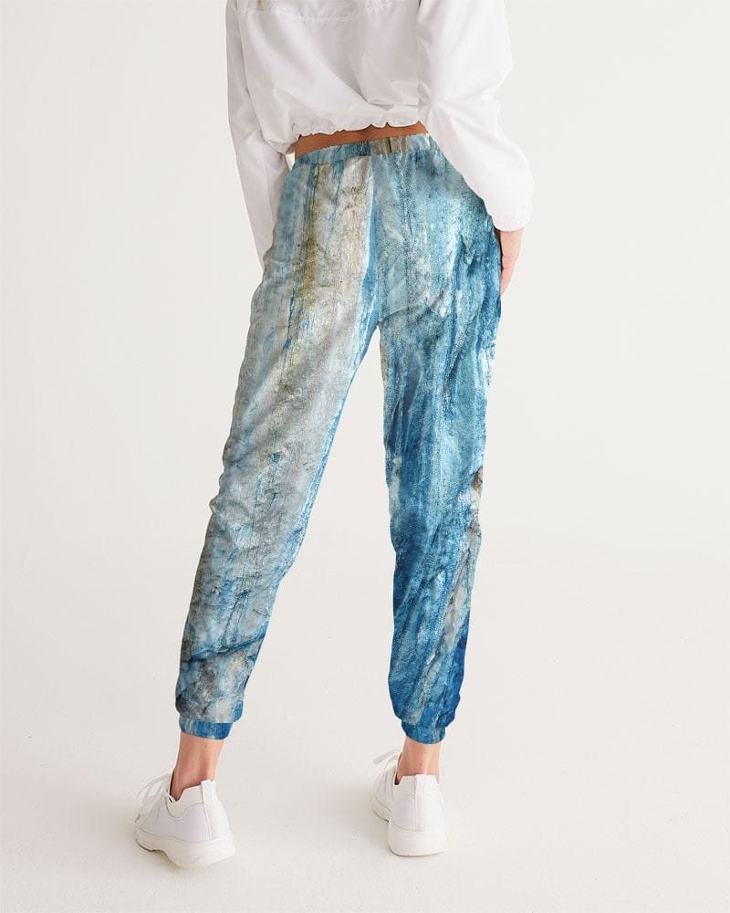 Womens Track Pants - Blue Multicolor Graphic Sports Pants - Womens | Pants