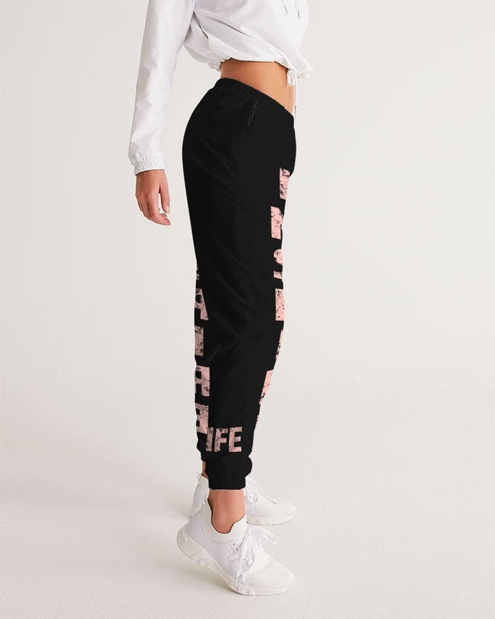 Womens Track Pants - Dark Grey Inspire Graphic Sports Pants - Womens | Pants