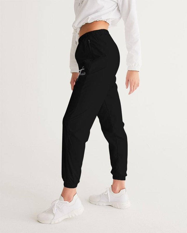 Womens Track Pants - Trust in God Graphic Sports Pants - Womens | Pants | Track