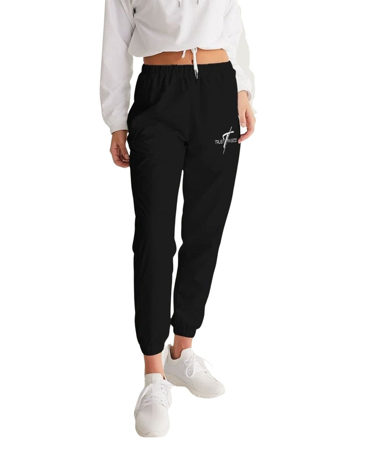 Womens Track Pants - Trust in God Graphic Sports Pants - Womens | Pants | Track