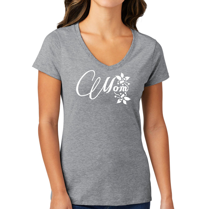 Womens V-neck Graphic T-shirt Mom Appreciation For Mothers - Womens | T-Shirts