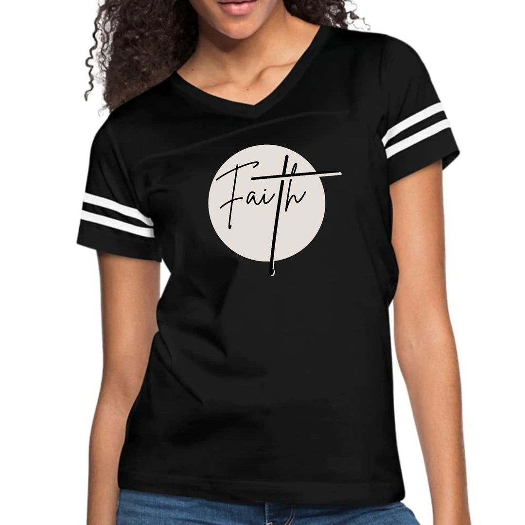 Womens Vintage Sport Graphic T-shirt Faith Print - Womens | T-Shirts | Vintage