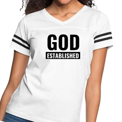 Womens Vintage Sport Graphic T-shirt God Established - Womens | T-Shirts