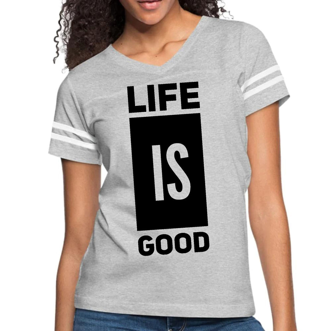 Womens Vintage Sport Graphic T-shirt - Life is Good - Womens/T-Shirts/Vintage