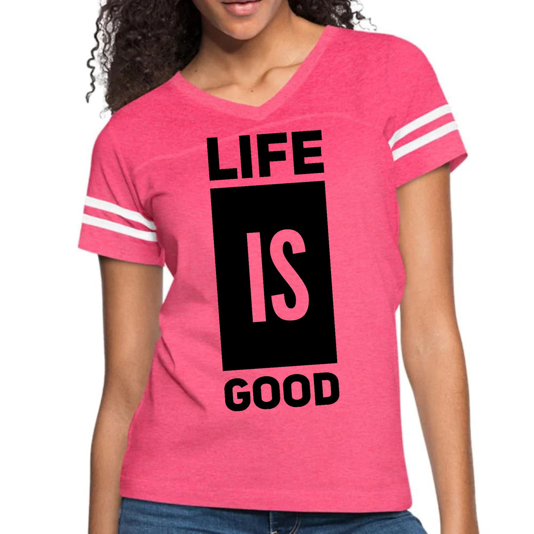 Womens Vintage Sport Graphic T-shirt - Life is Good - Womens/T-Shirts/Vintage