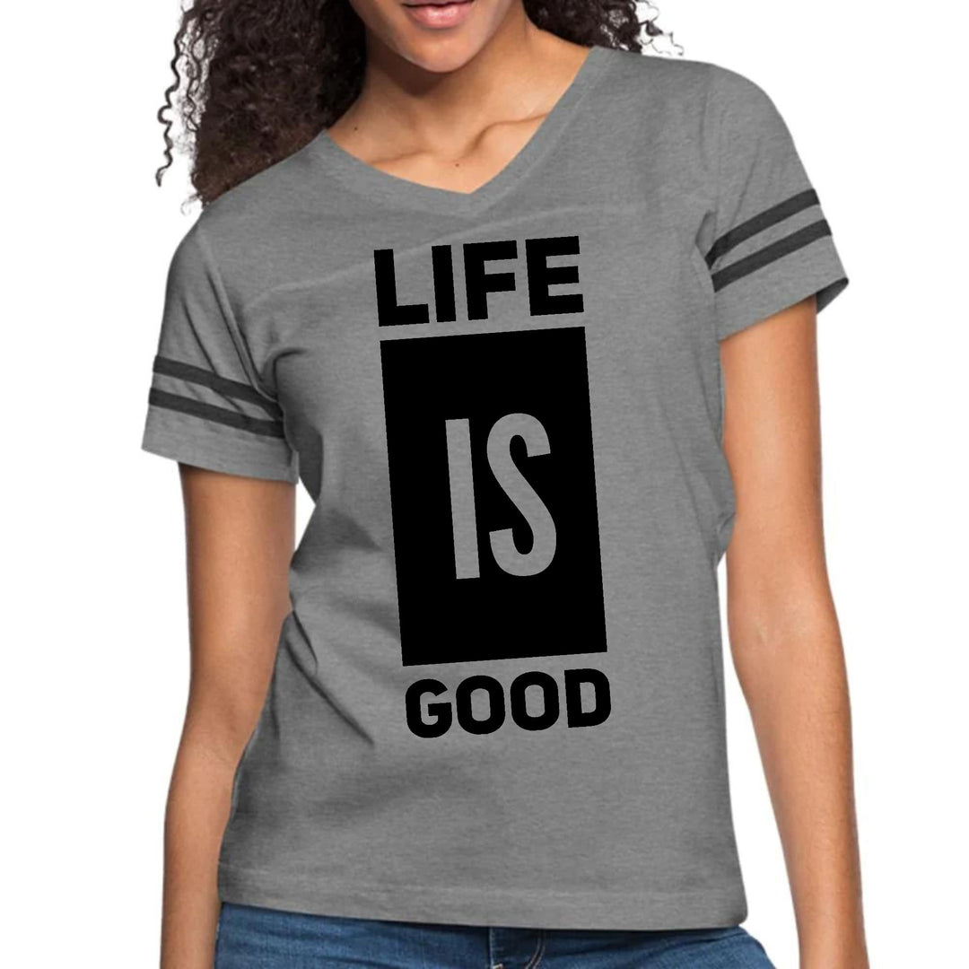 Womens Vintage Sport Graphic T-shirt - Life is Good - Womens/T-Shirts/Vintage