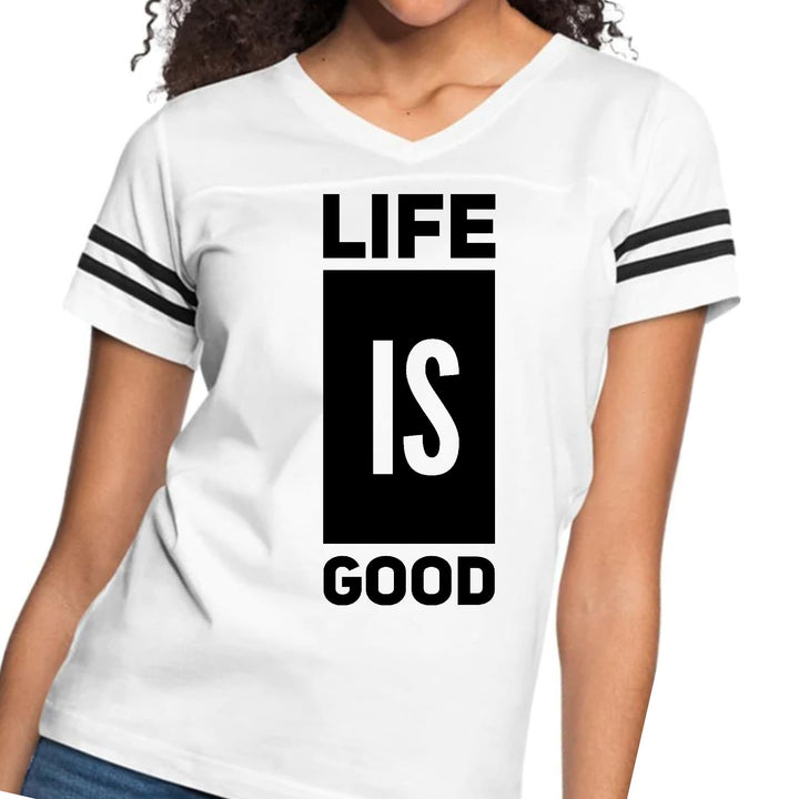 Womens Vintage Sport Graphic T-shirt - Life is Good - Womens/T-Shirts/Vintage
