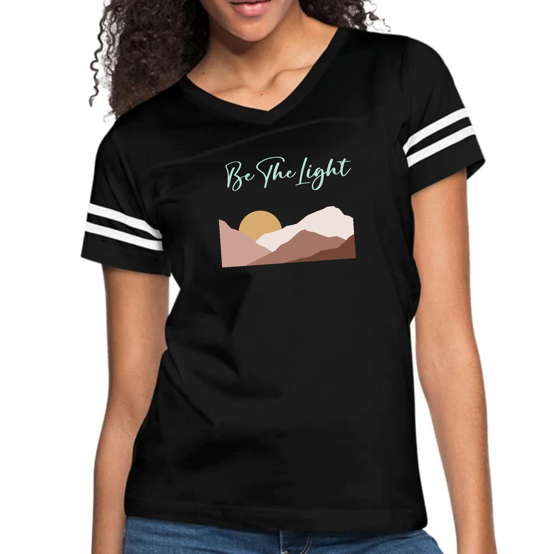 Womens Vintage Sport Graphic T-shirt - Say it Soul - be the Light