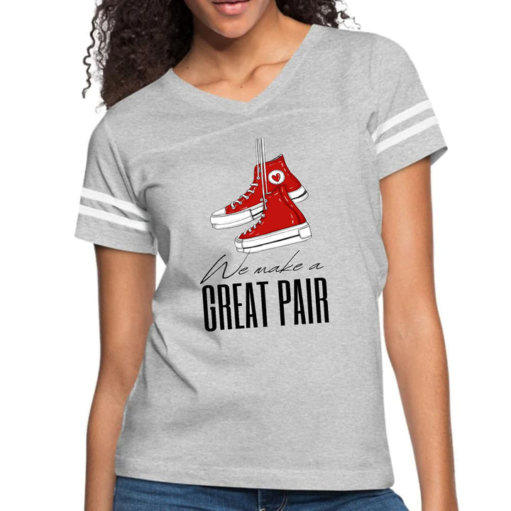 Womens Vintage Sport Graphic T-shirt - Say it Soul - we Make a Great