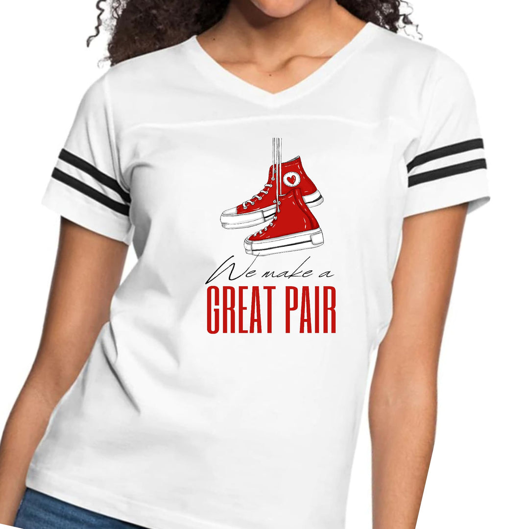 Womens Vintage Sport Graphic T-shirt - Say it Soul - we Make a Great