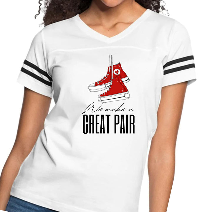 Womens Vintage Sport Graphic T-shirt - Say it Soul - we Make a Great