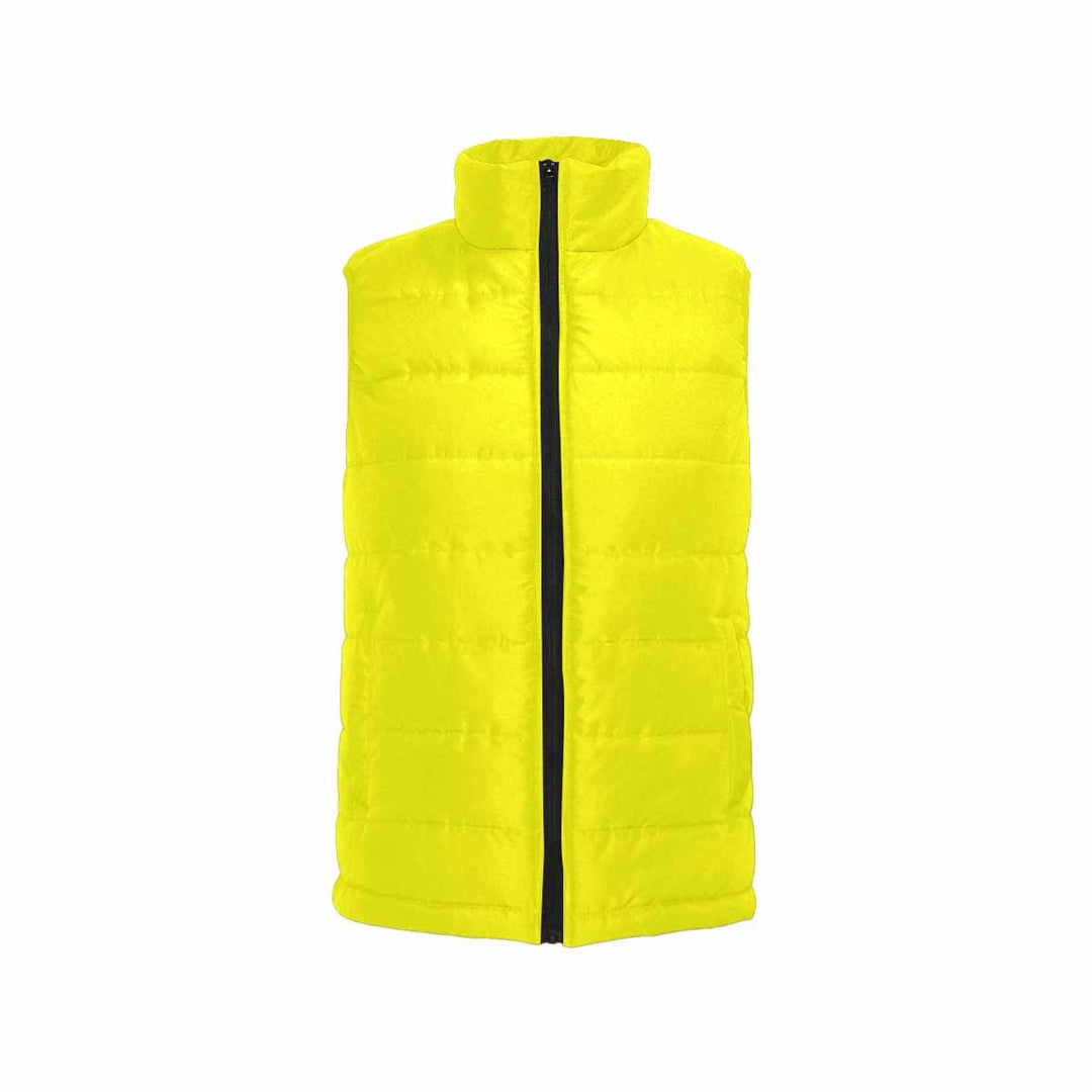 Yellow Mens Padded Vest - Mens | Vests