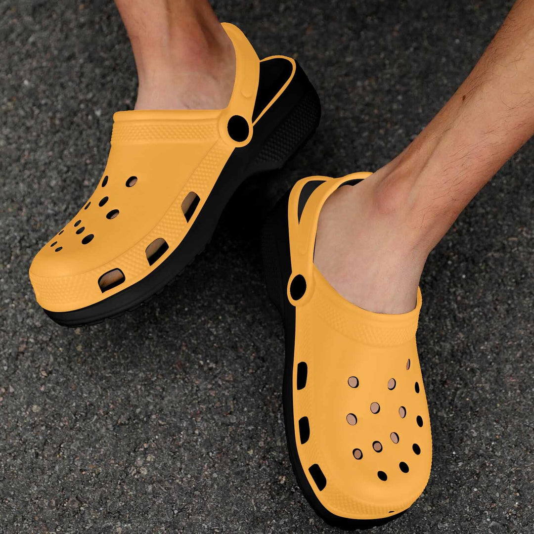 Yellow Orange Adult Clogs - Unisex | Clogs | Adults