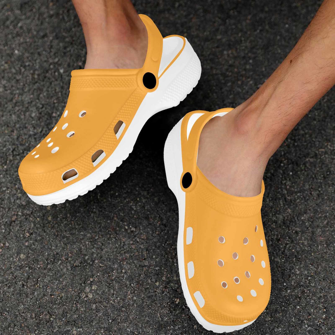 Yellow Orange Adult Clogs - Unisex | Clogs | Adults