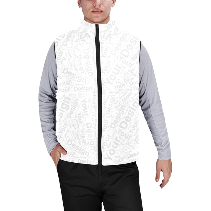 Your Design - Mens Puffy Quilted Vest - Custom | Outerwear | Jackets