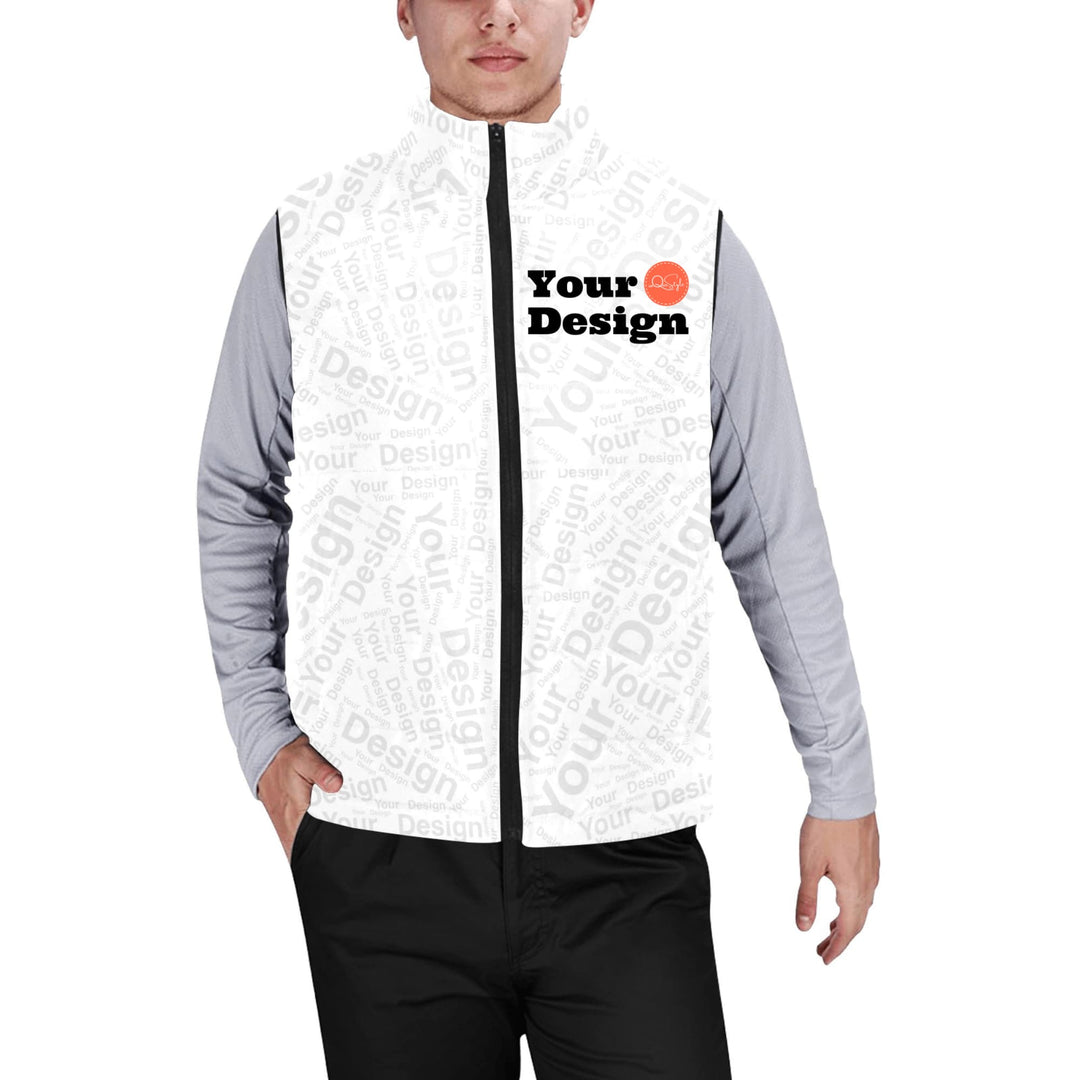 Your Design - Mens Puffy Quilted Vest - Custom | Outerwear | Jackets