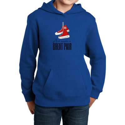 Youth Graphic Hoodie Say It Soul We Make a Great Pair Black - Youth | Hoodies