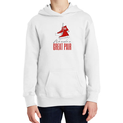 Youth Graphic Hoodie Say It Soul We Make a Great Pair Red - Youth | Hoodies