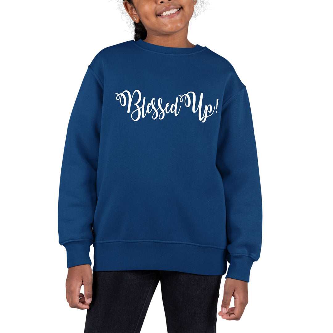 Youth Graphic Sweatshirt Blessed Up - Girls | Sweatshirts