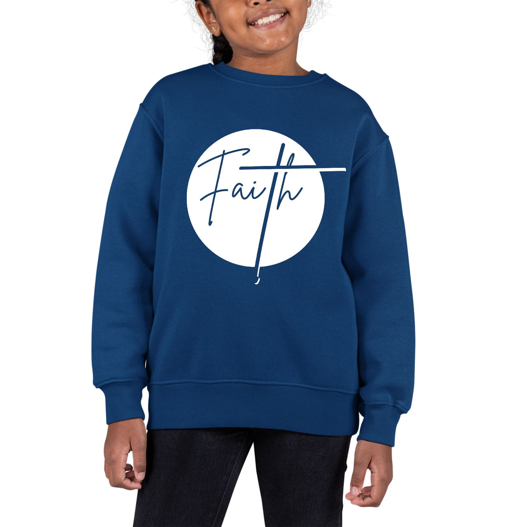 Youth Graphic Sweatshirt Faith - Girls | Sweatshirts