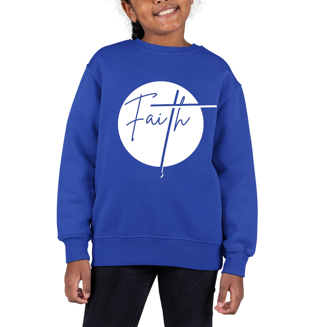 Youth Graphic Sweatshirt Faith - Girls | Sweatshirts