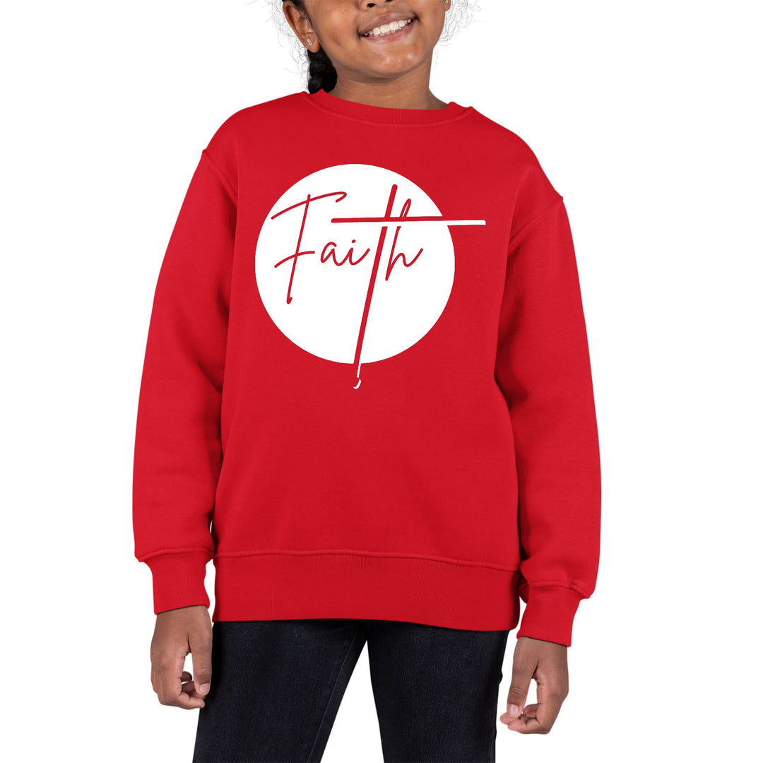 Youth Graphic Sweatshirt Faith - Girls | Sweatshirts