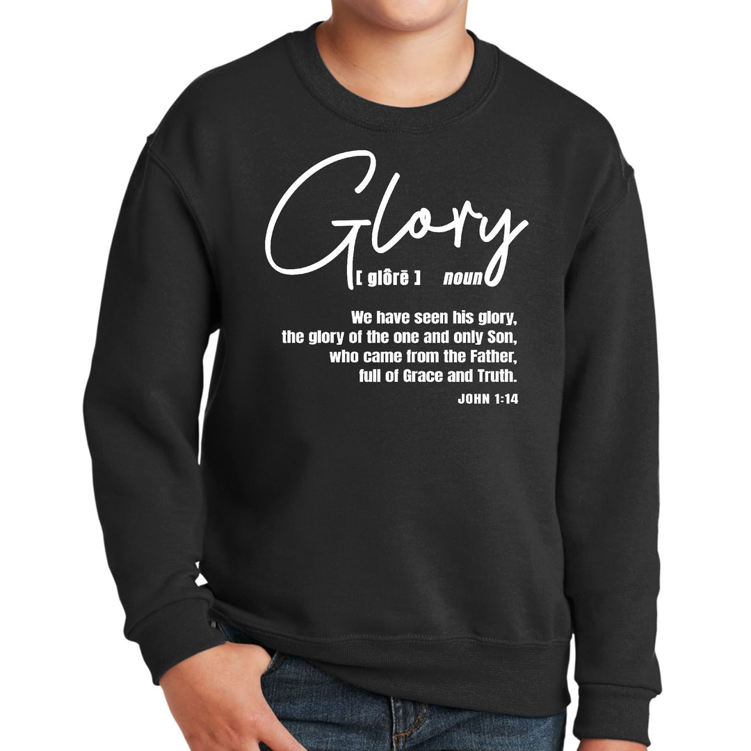 Youth Graphic Sweatshirt Glory - Christian Inspiration - Youth | Sweatshirts