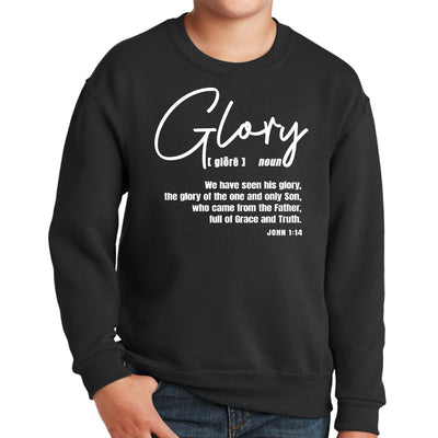 Youth Graphic Sweatshirt Glory - Christian Inspiration - Youth | Sweatshirts