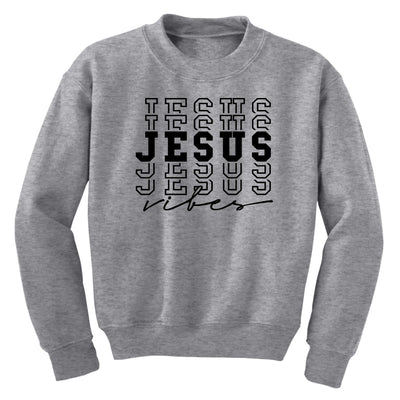 Youth Graphic Sweatshirt Jesus Vibes - Youth | Sweatshirts