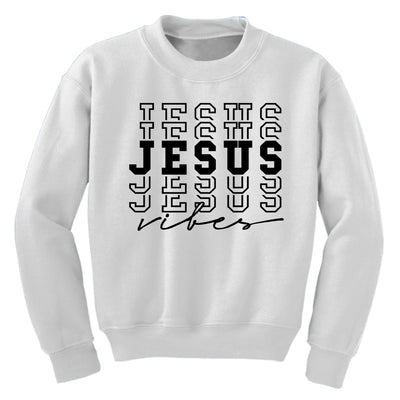 Youth Graphic Sweatshirt Jesus Vibes - Youth | Sweatshirts