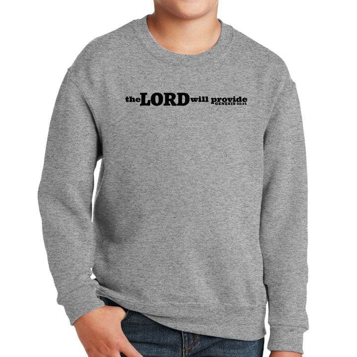 Youth Graphic Sweatshirt the Lord will Provide Print - Youth | Sweatshirts