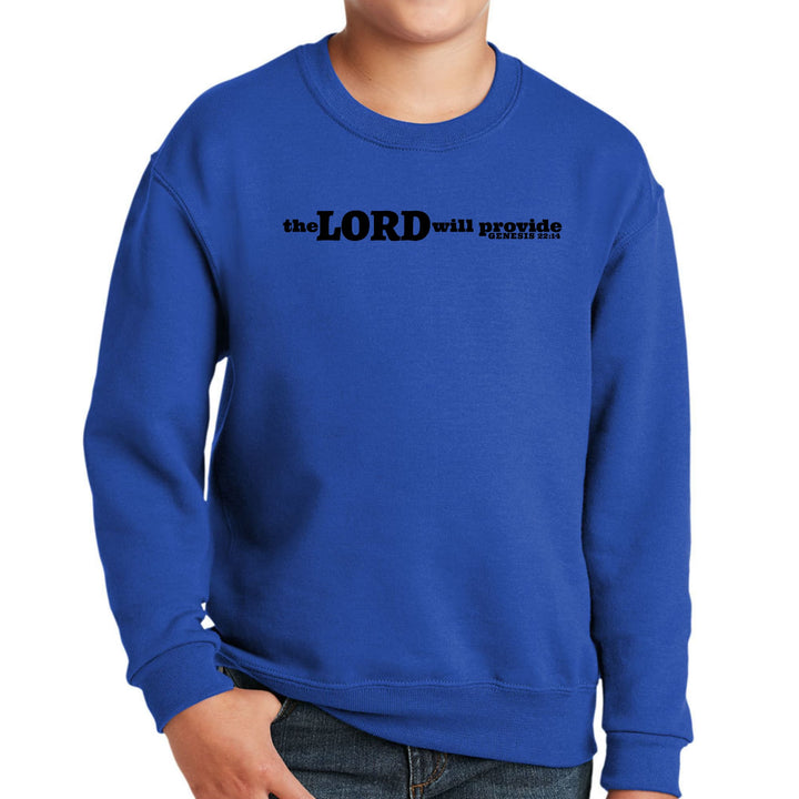 Youth Graphic Sweatshirt the Lord will Provide Print - Youth | Sweatshirts