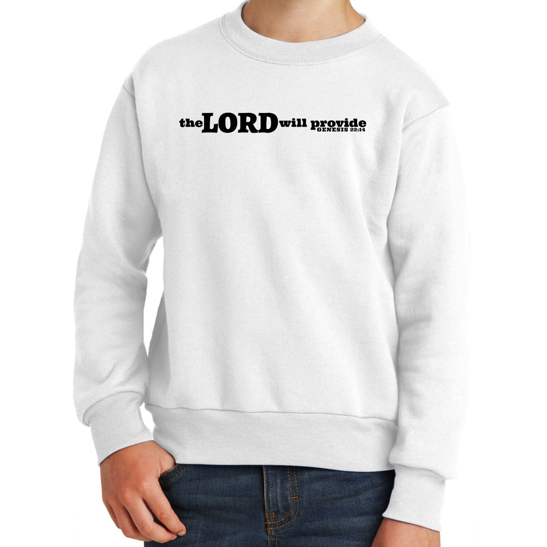 Youth Graphic Sweatshirt the Lord will Provide Print - Youth | Sweatshirts