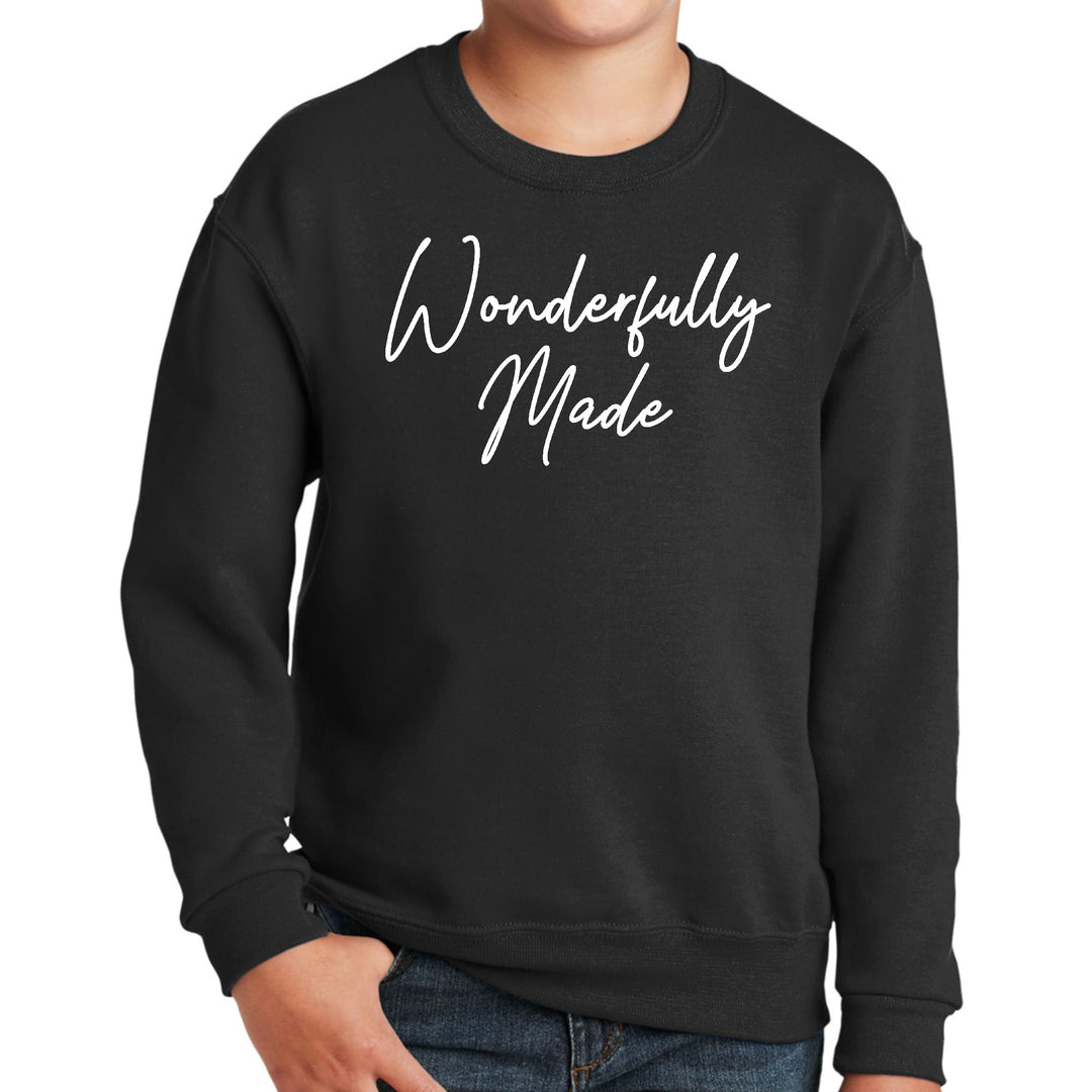 Youth Graphic Sweatshirt Wonderfully Made - Youth | Sweatshirts