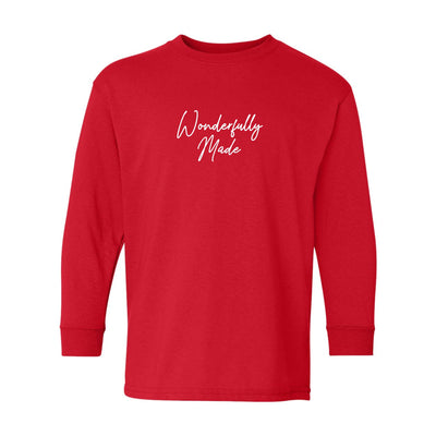 Youth Graphic T-shirt Wonderfully Made - Youth | T-Shirts | Long Sleeves