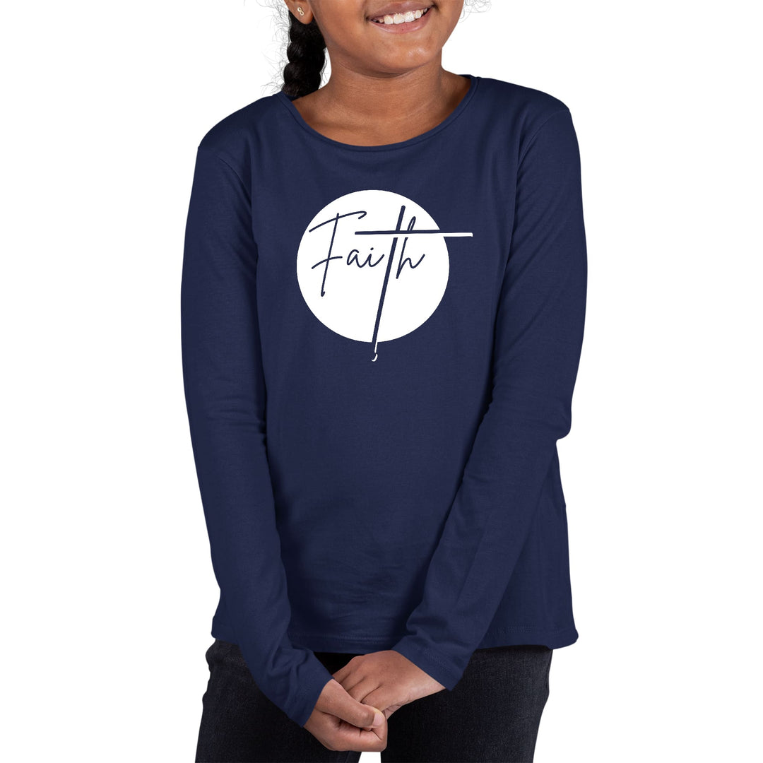 Youth Long Sleeve Graphic T-shirt Faith - Girls | T-Shirts | Long Sleeves