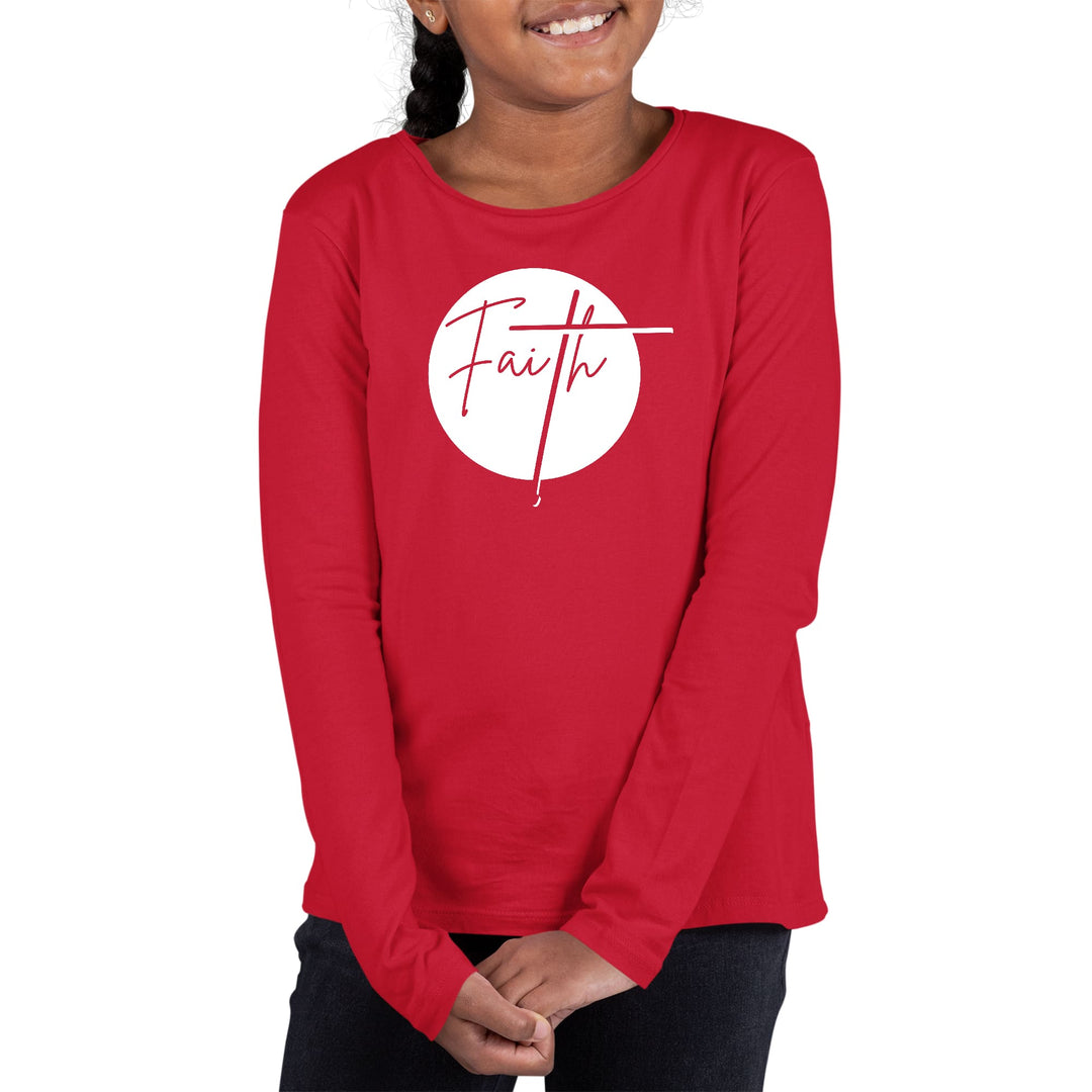 Youth Long Sleeve Graphic T-shirt Faith - Girls | T-Shirts | Long Sleeves