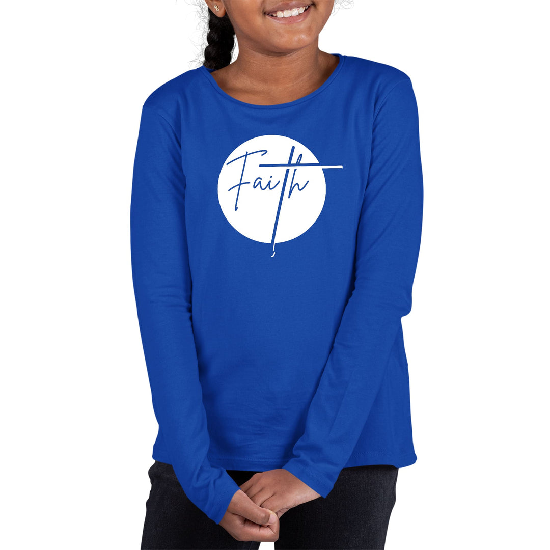 Youth Long Sleeve Graphic T-shirt Faith - Girls | T-Shirts | Long Sleeves