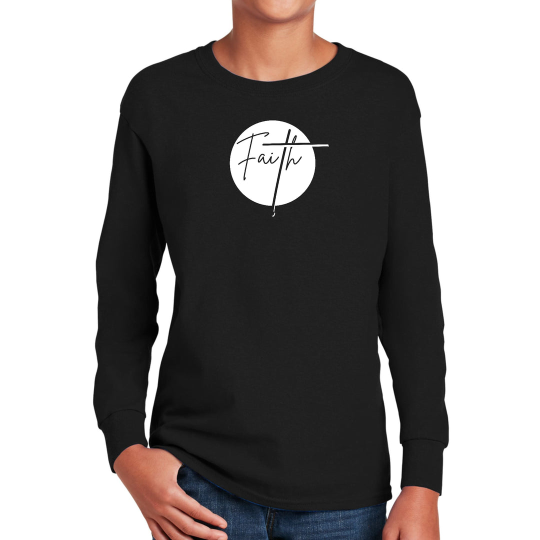 Youth Long Sleeve Graphic T-shirt Faith - Youth | T-Shirts | Long Sleeves