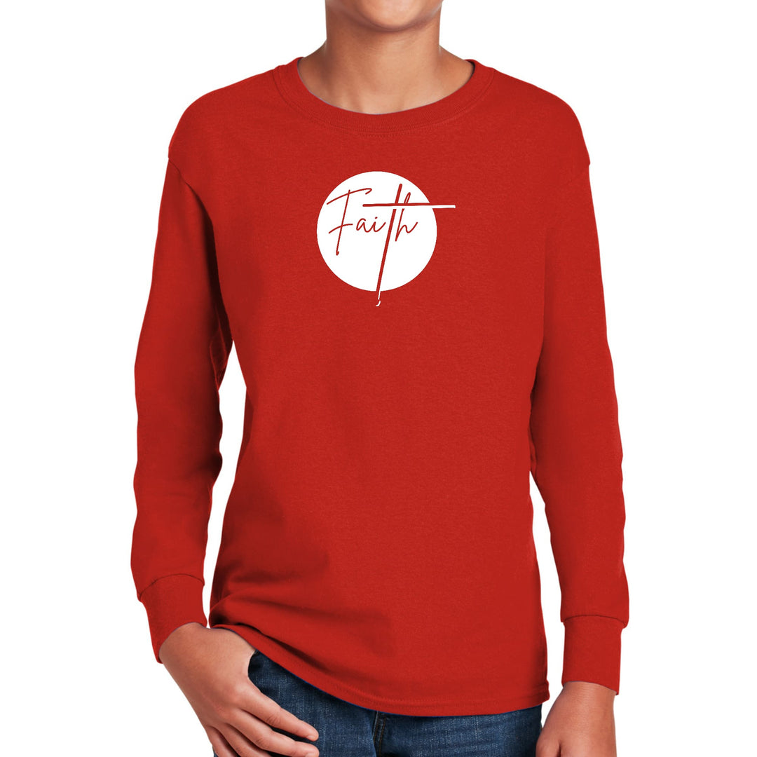 Youth Long Sleeve Graphic T-shirt Faith - Youth | T-Shirts | Long Sleeves