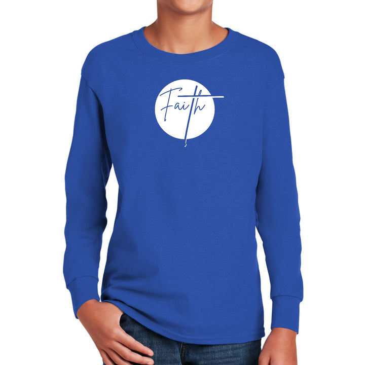 Youth Long Sleeve Graphic T-shirt Faith - Youth | T-Shirts | Long Sleeves