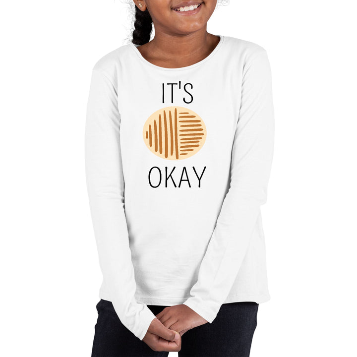 Youth Long Sleeve Graphic T-shirt Say it Soul its Okay Black - Girls | T-Shirts