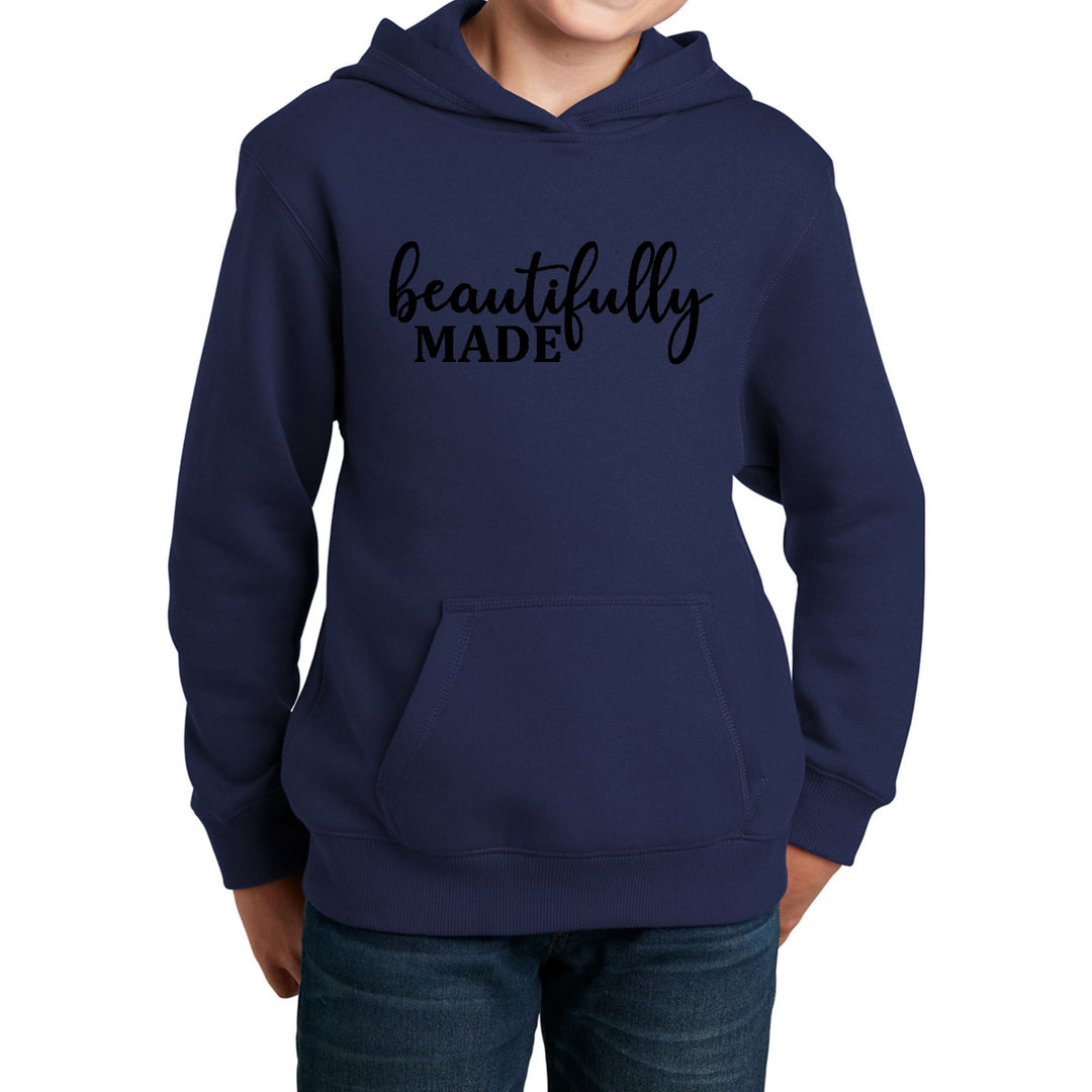 Youth Long Sleeve Hoodie Beautifully Made - Inspiration Affirmation, - Girls