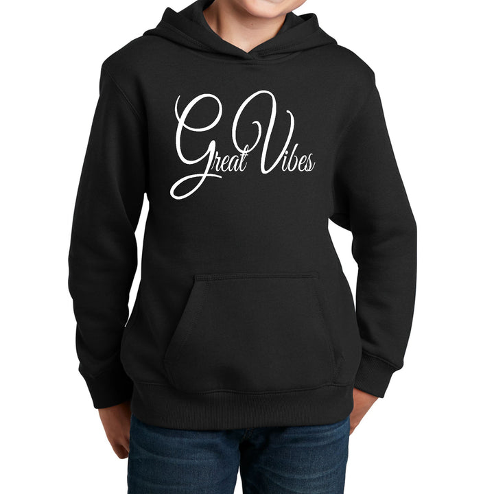 Youth Long Sleeve Hoodie Great Vibes - Youth | Hoodies