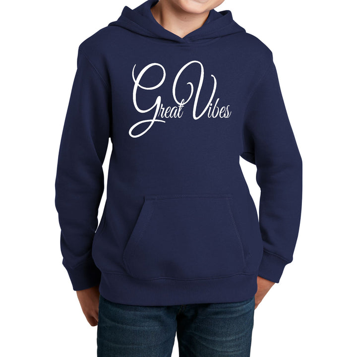 Youth Long Sleeve Hoodie Great Vibes - Youth | Hoodies