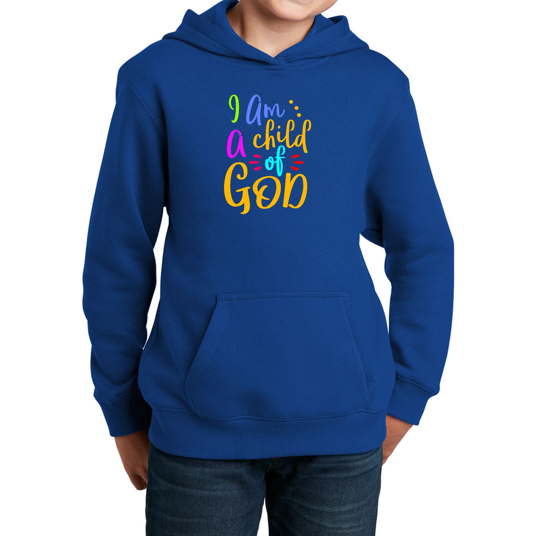 Youth Long Sleeve Hoodie i am a Child of God - Youth | Hoodies