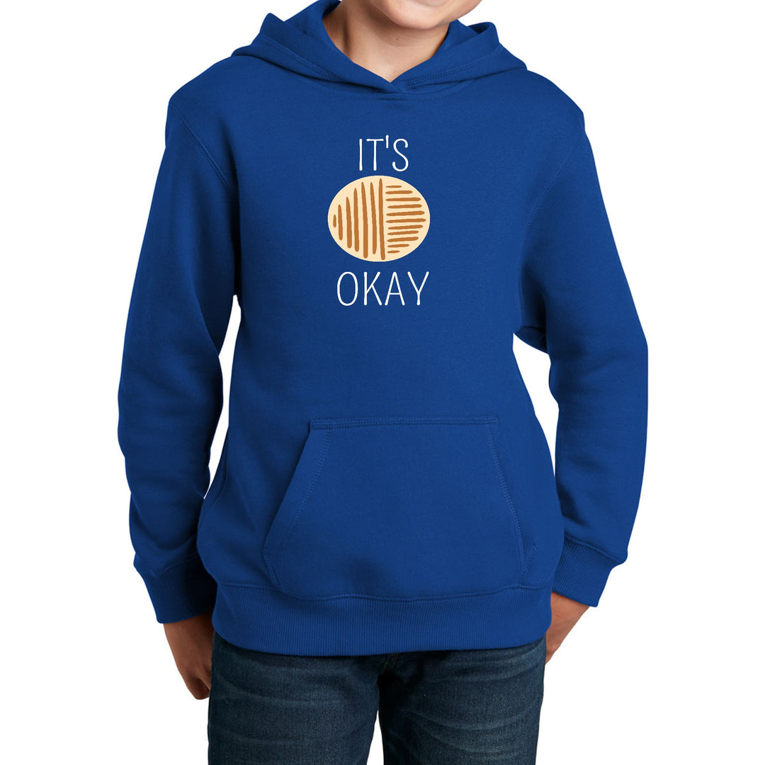 Youth Long Sleeve Hoodie Say it Soul its Okay - Youth | Hoodies